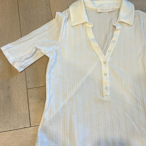 Jonathan Simkhai Collar ribbed top - Picture 3 of 3